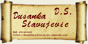 Dušanka Slavujević vizit kartica